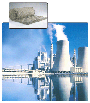 Thermal insulation of large vessels, boilers and high temperature plant